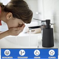 GOMETY 2db Szappanadagoló 380ml Műanyag Adagoló Konyha Fürdőszoba Pumpás 3
