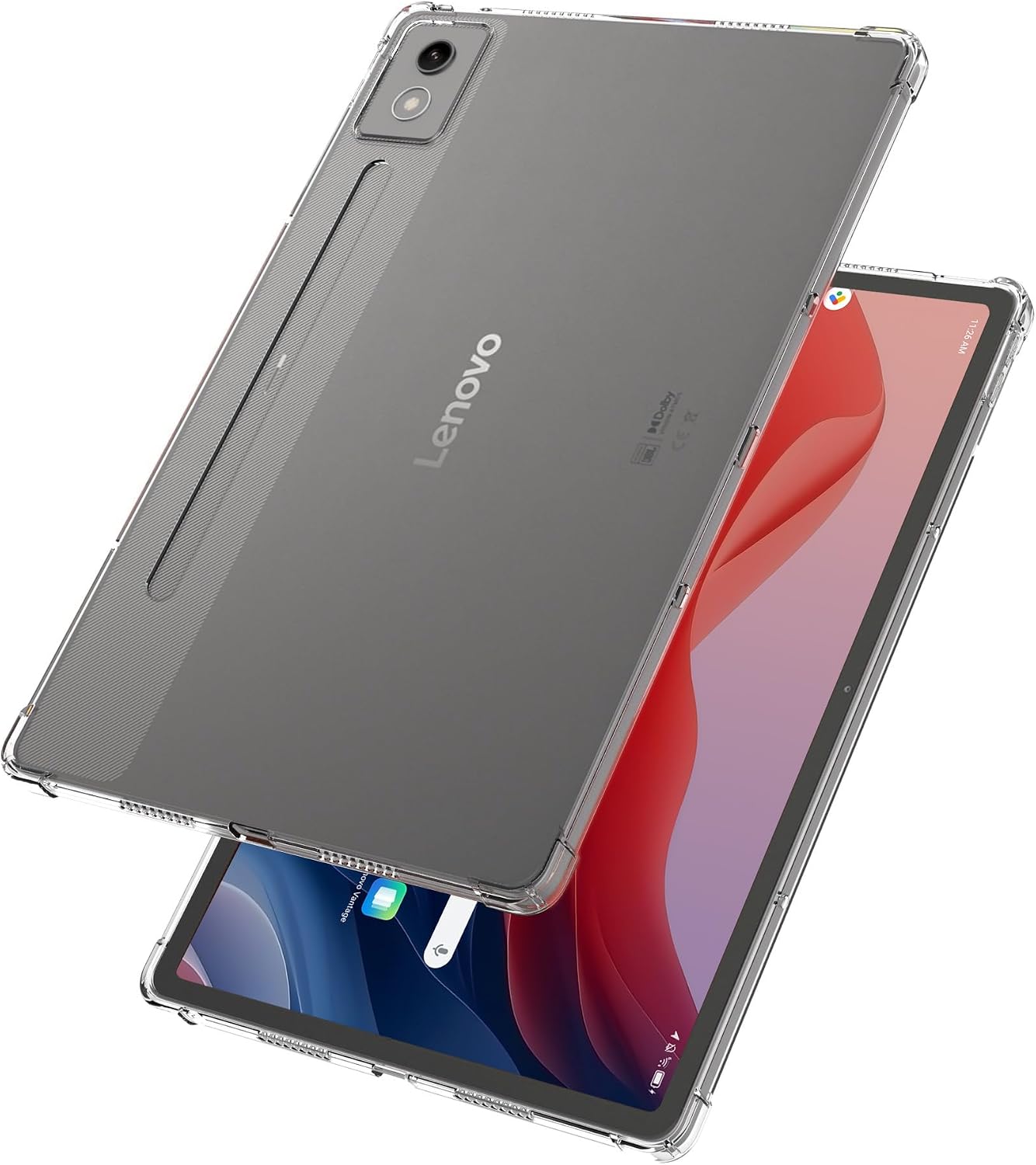 Clear Case for Lenovo Idea Tab Pro 12.7" TB373FU & TB375FC 2025 Release Tablet Ultra Clear Soft Flexible Case Transparent TPU Skin Bumper Back Cover Shell image 5