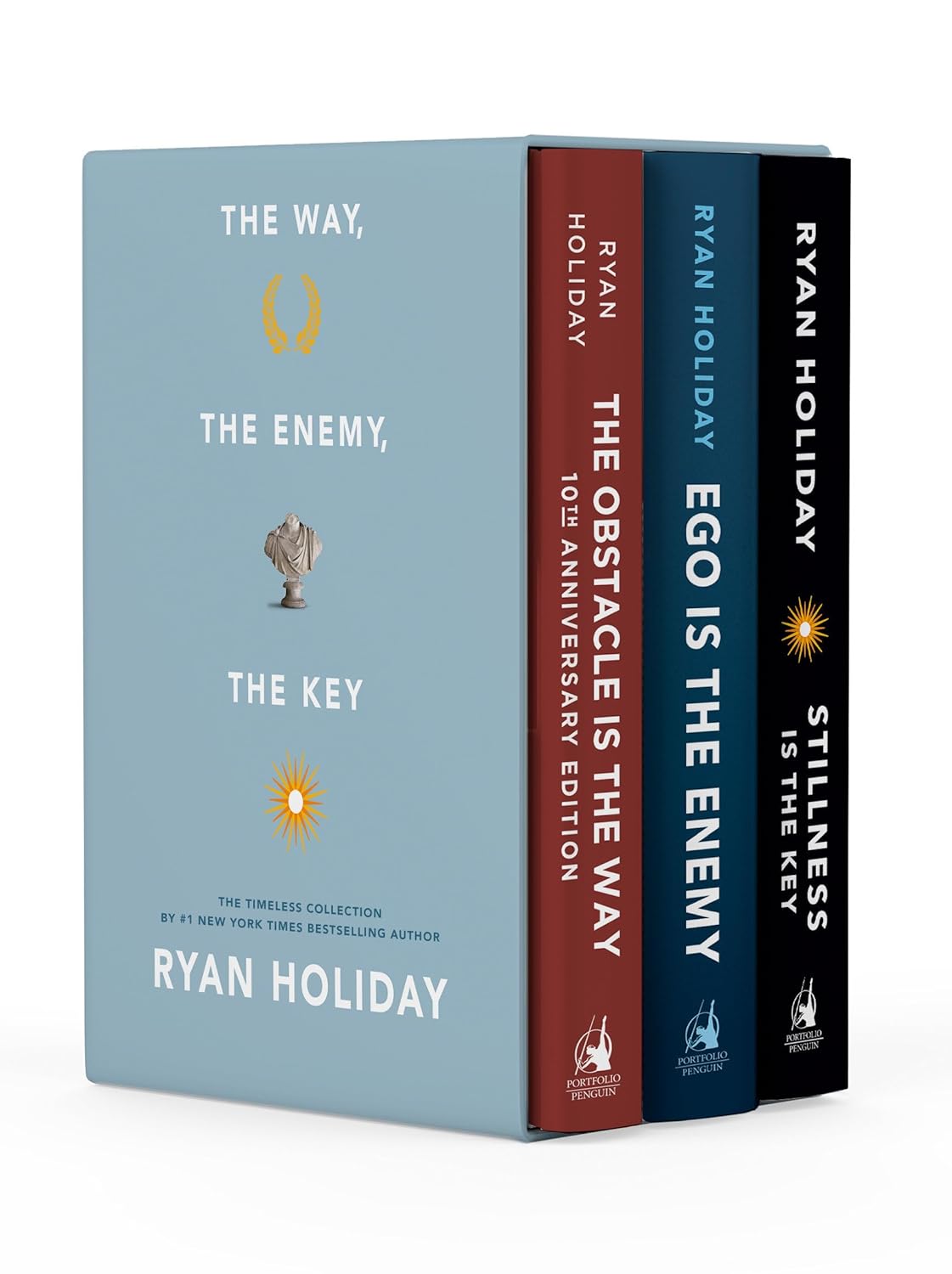 The Way, the Enemy, and the Key: A Boxed Set of The Obstacle is the Way, Ego is the Enemy & Stillness is the Key      Hardcover – October 22, 2024