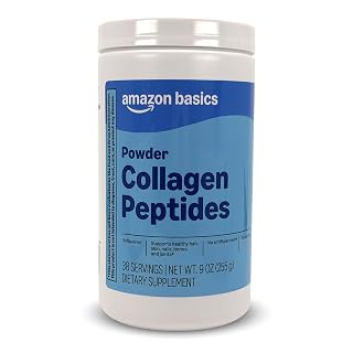 Amazon Basics Collagen Peptides Powder Type 1 & 3, 38 Servings, 9 Ounces - Amazon product rated Grade A