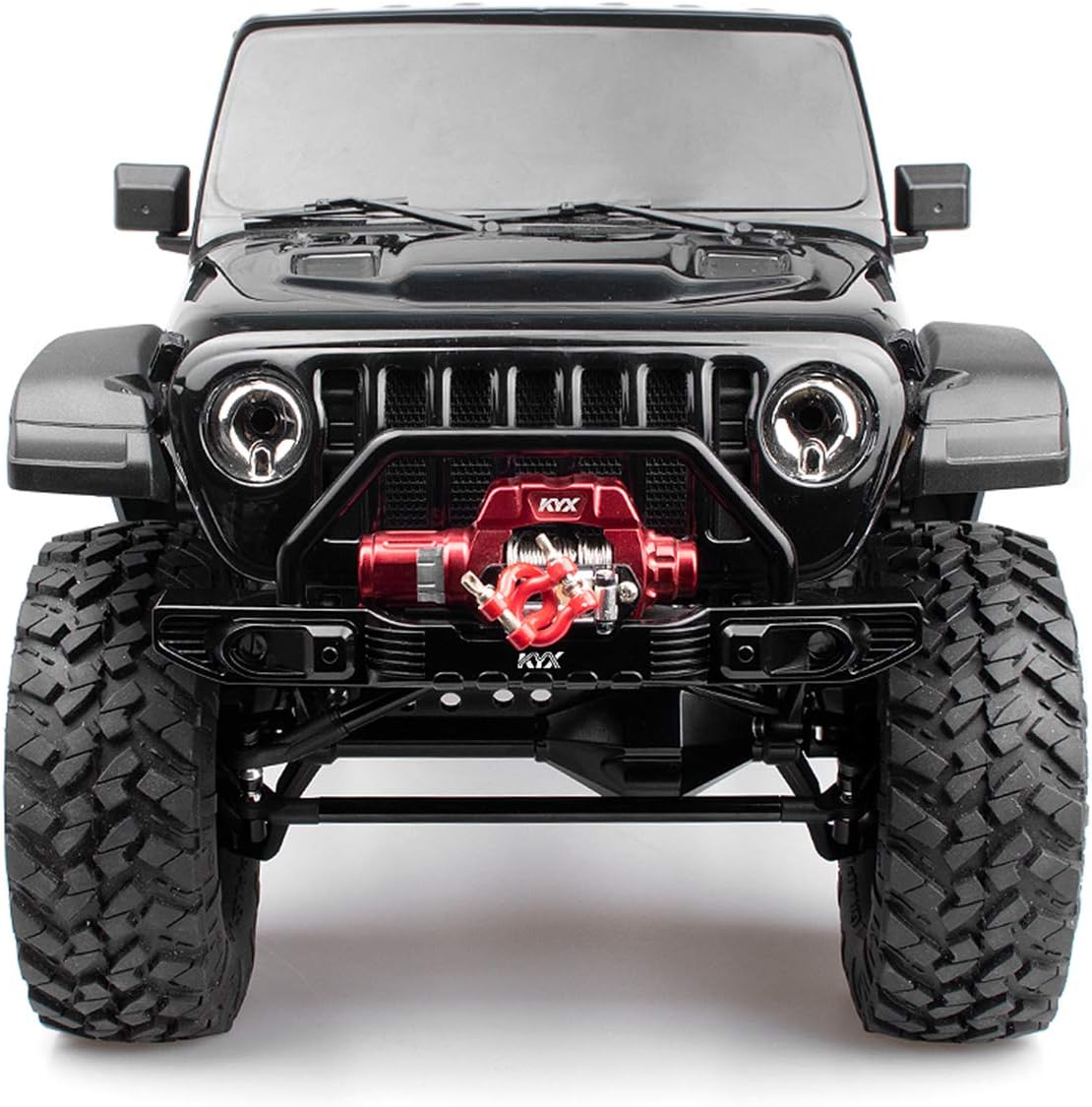 KYX Racing CNC Machined Aluminum Alloy Front Rear Bumper Set For 1/10 RC Crawler Axial SCX10 III AXI03007 SCX10.3