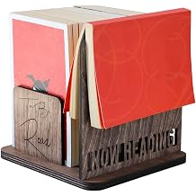 Book Shelf for Bedroom Compact Desk Decor, Small Display Stand, Open Shelf