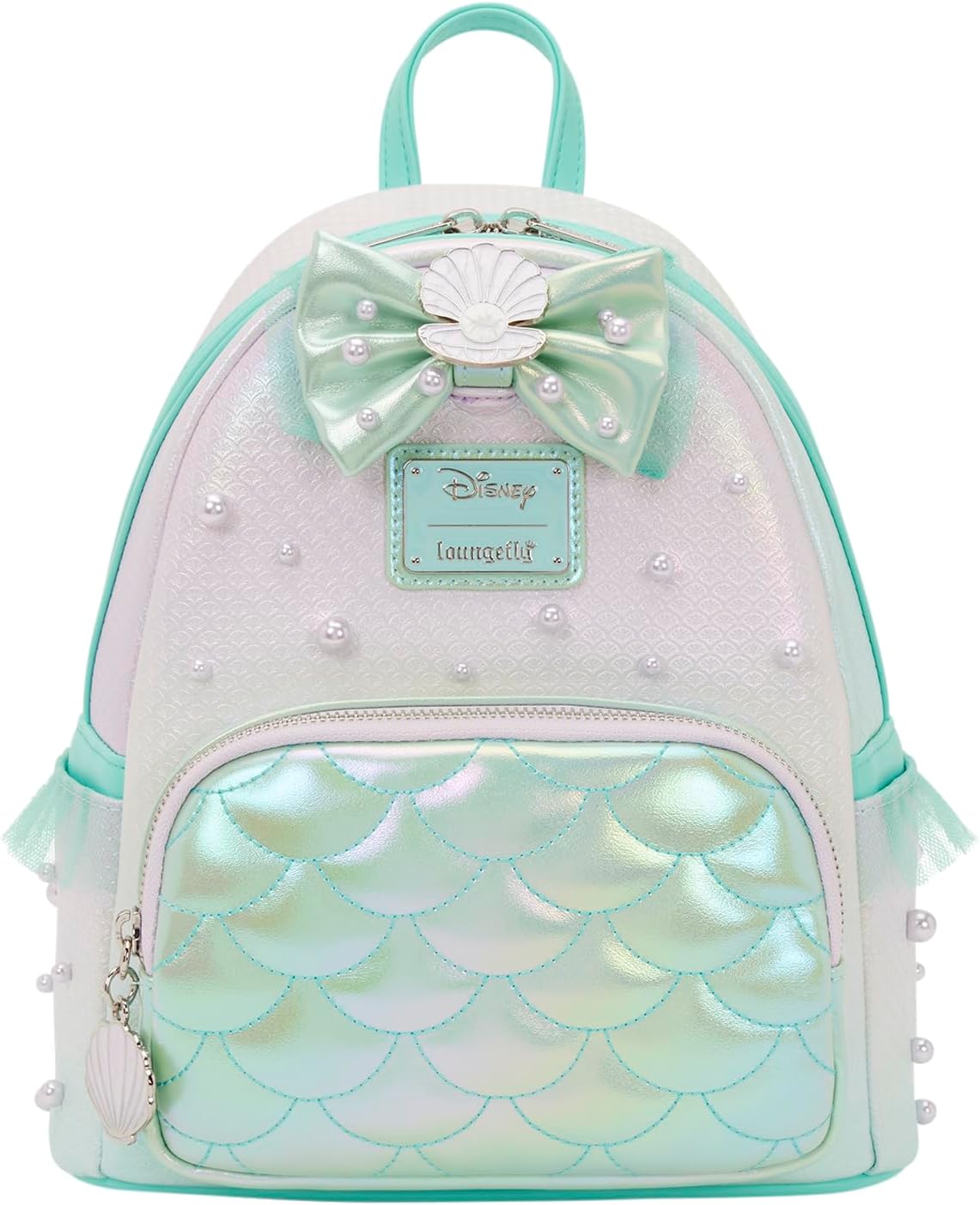 Loungefly The Little Mermaid Iridescent Pearl Mini Backpack
