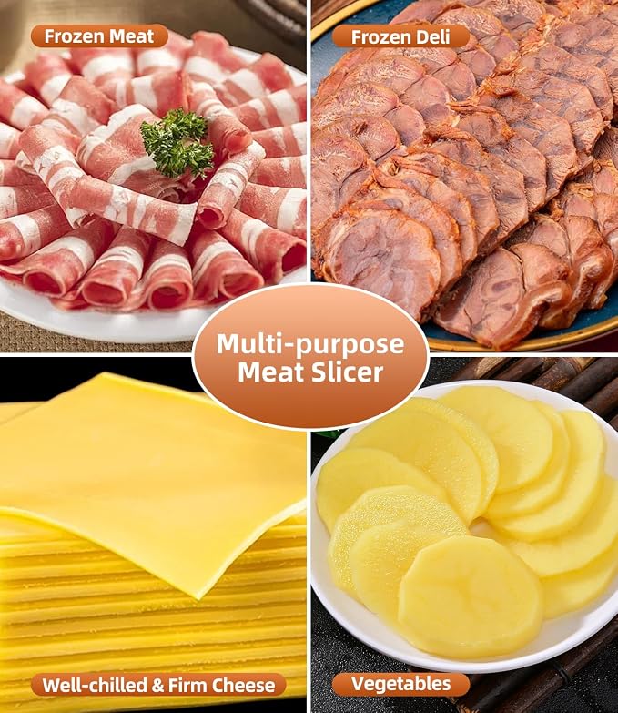 Cortadora Manual de Carne Congelada HORUS Acero Inoxidable Ajustable miniatura 5