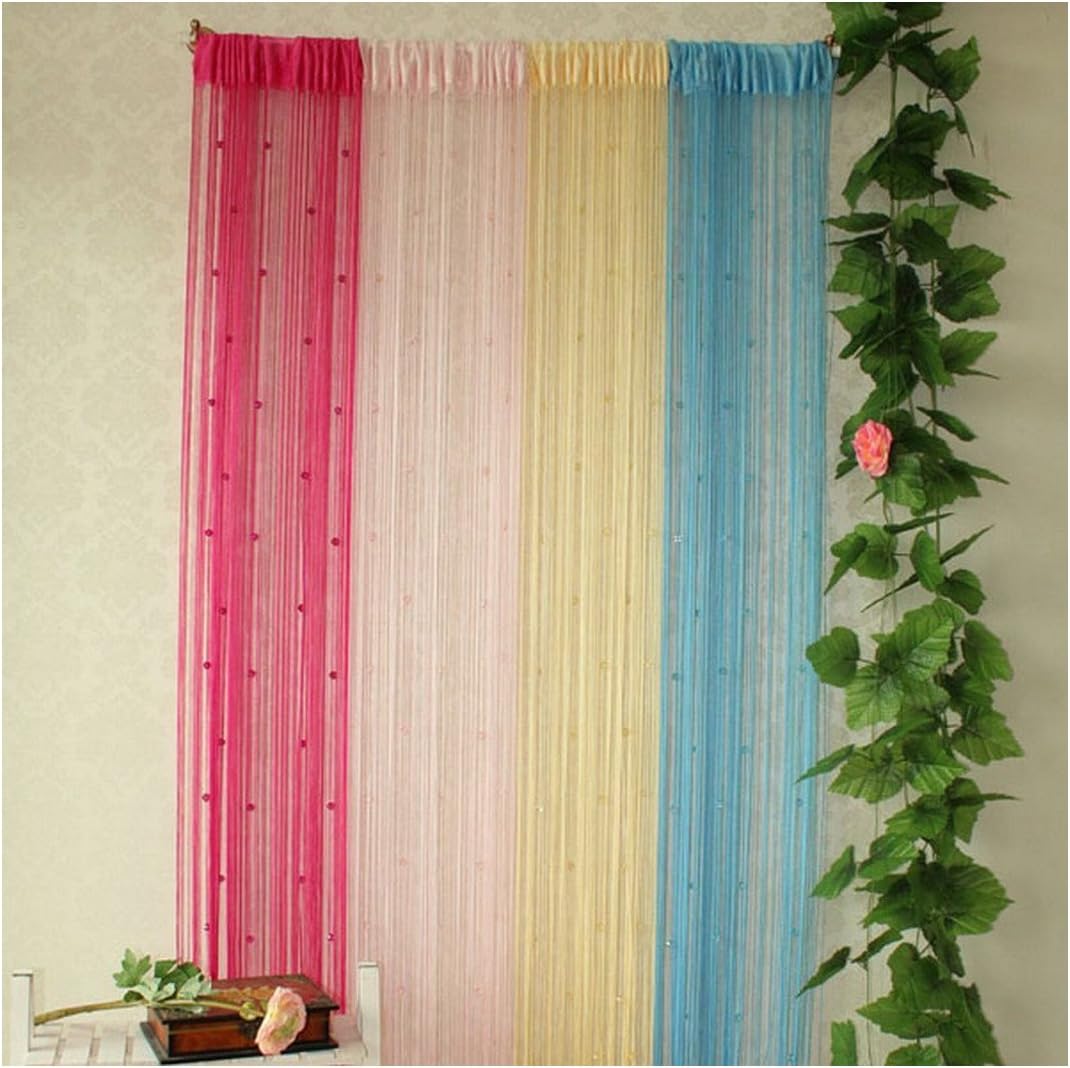 ランキング上位のプレゼント すだれ ９個セット アイボリー サンキャッチャー付き ひも カーテン のれん のれん Alrc Asia