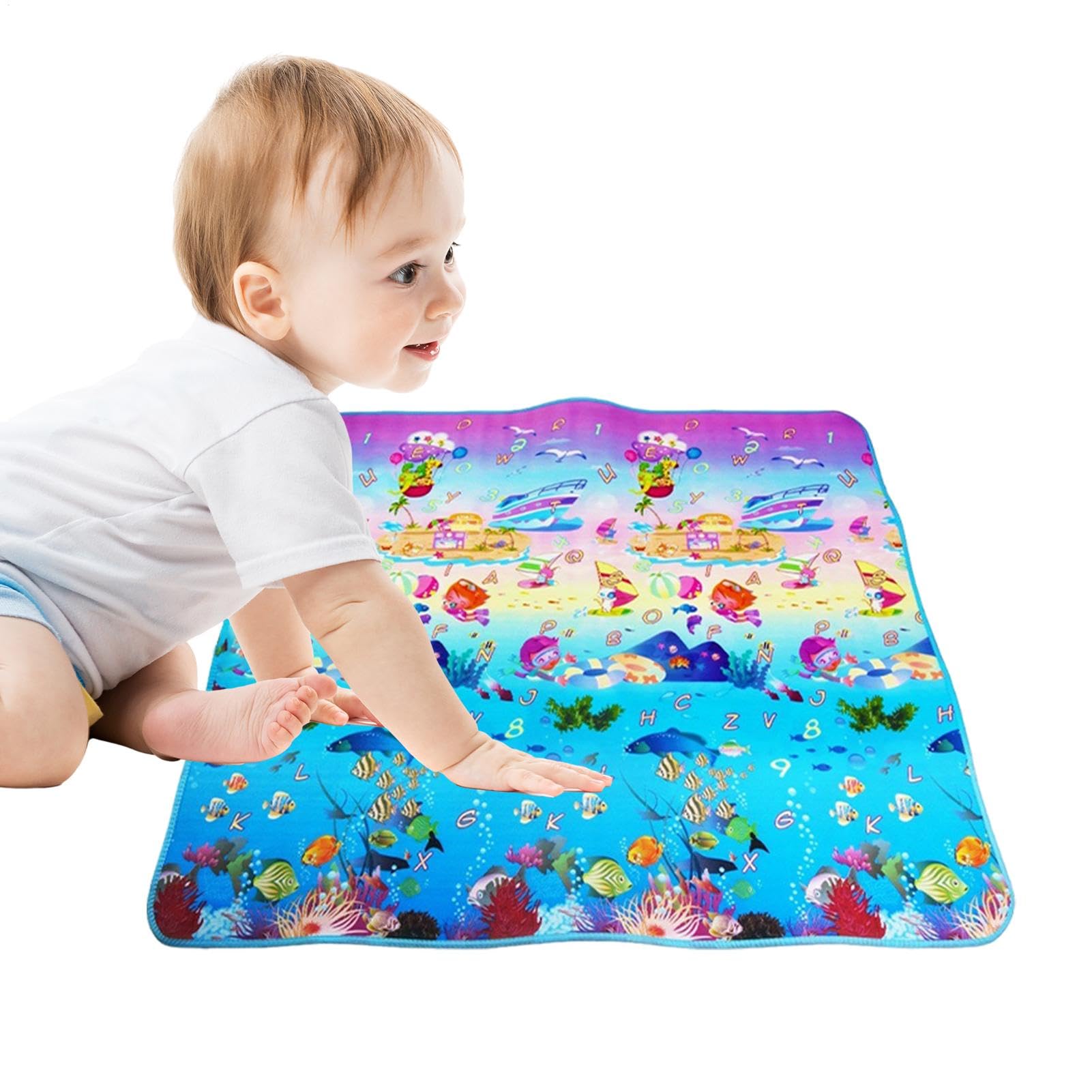 180x120cm Tappeto Da Gioco Tappeto Da Gioco Per Bambini Tappetino Per Gattonare,Tappetini Per Bambini Per Giocare,Tappeto Da Gioco Educativo,Tappetino Gioco In Schiuma EVA Pieghevol