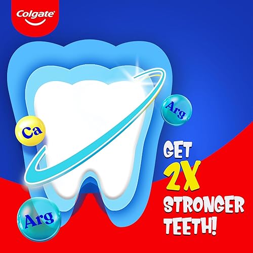 Miniatura 9 de Colgate Pasta de dientes con flúor de protección contra la caries para niños, paquete de 6, sabor a fruta burbuja, pasta de dientes para niños, para