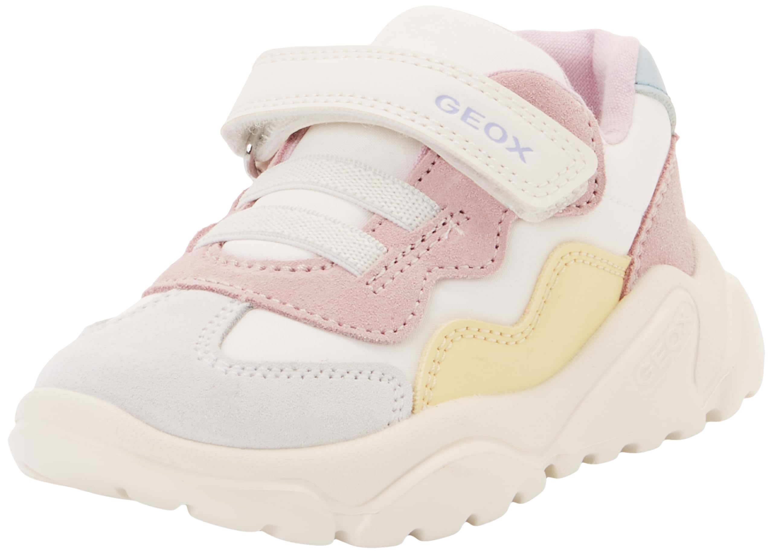 Geox B Ciufciuf Girl B Trainers 0-24, Pink White Off, 5 UK