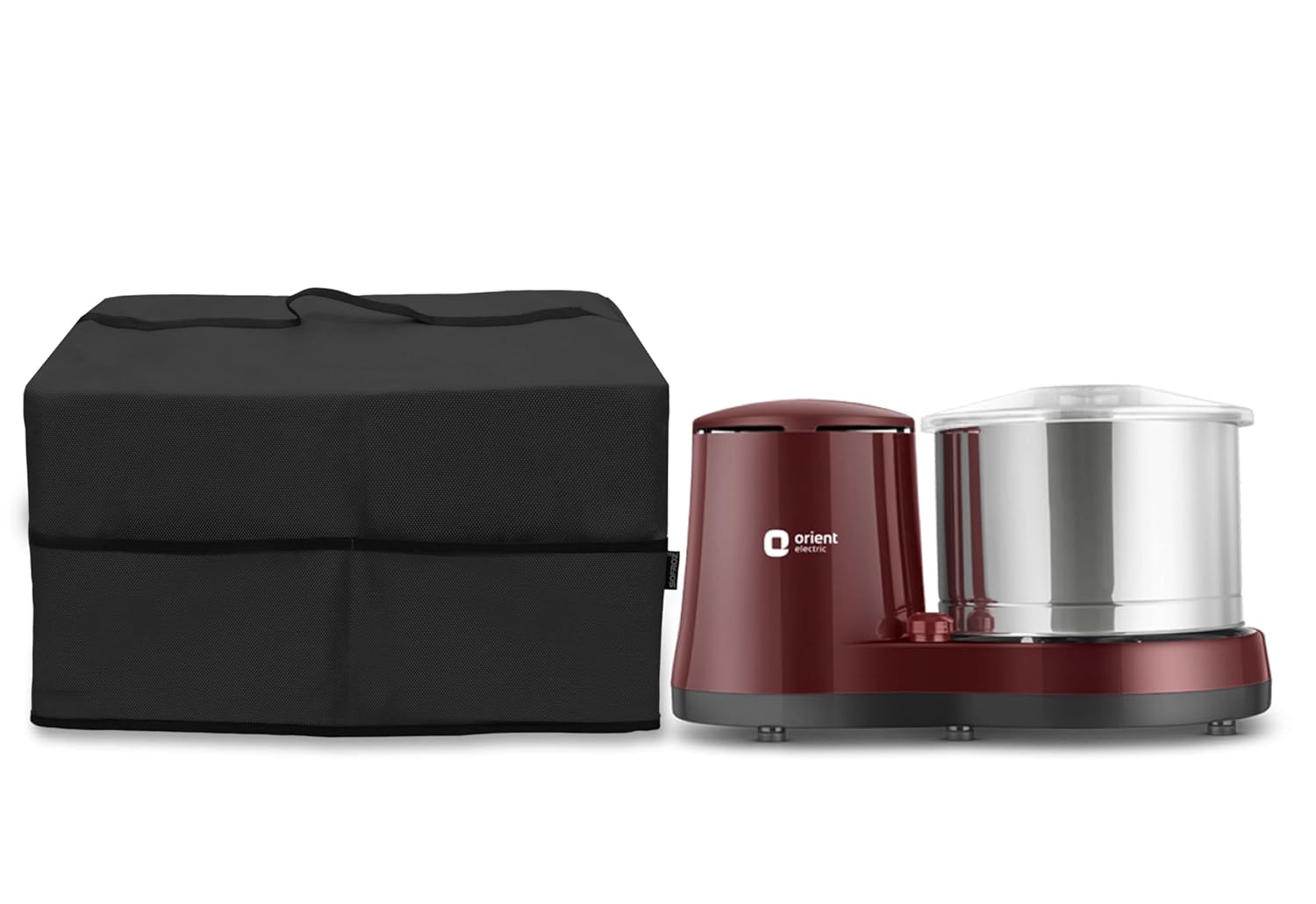 Waterproof Dustproof Kitchen Wet Grinder Cover with 2 Pockets Storage Solution for 2 Litre Table Top Ultra Perfect Plus, Black Waterproof Dustproof Kitchen Wet Grinder Cover with 2 Pockets Storage Solution for 2 Litre Table Top Ultra Perfect Plus, Black