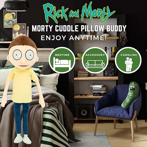 Miniatura 2 de Franco Collectibles Kidult - Traje de baño para adultos, Rick & Morty de felpa súper suave, (producto 100% oficial), Morty