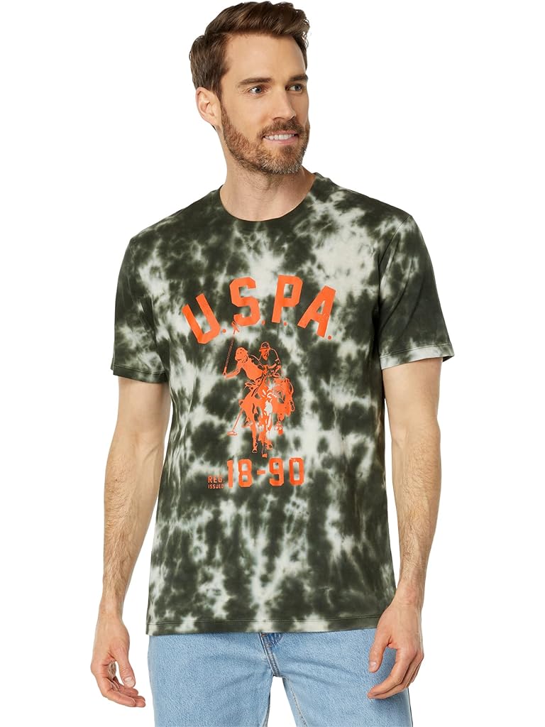 U.S. POLO ASSN. Short Sleeve Tie-Dye Uspa Graphic Tee