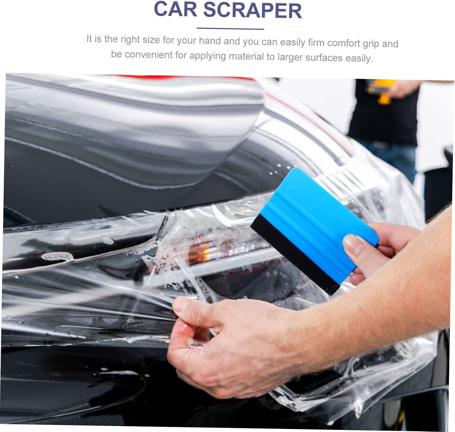 LIOOBO 8pcs Automobile Squeegee Vehicle Squeegee Paint Scraper Double-Sided Scraper Craft Tool High-Temperature