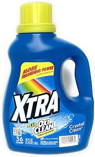 XTRA LAUNDRY DETERGENT LIQUID CRYSTAL CLEAN JUG 56 FLUID OUNCE