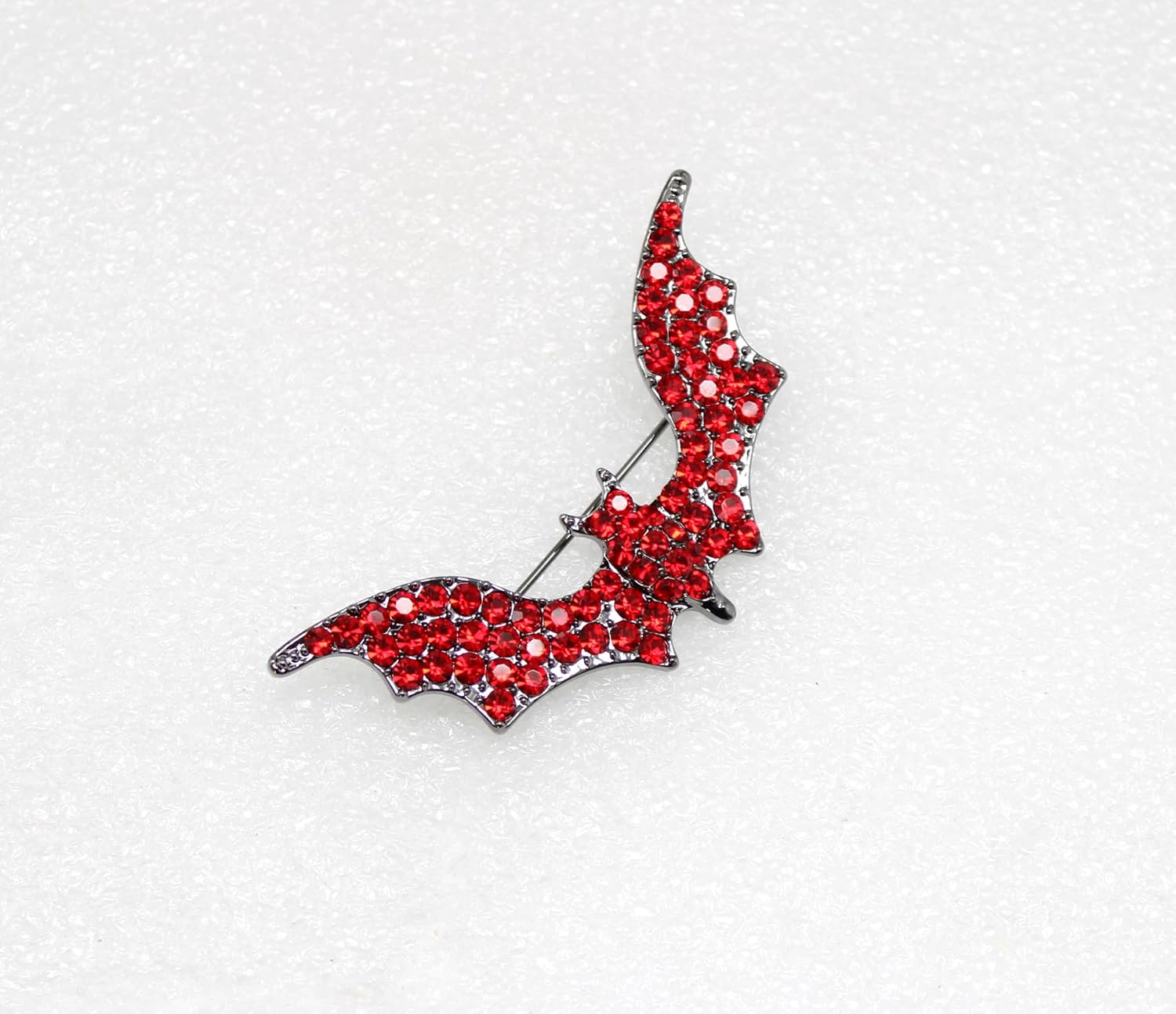 Faship ゴージャスなラインストーンクリスタルバットピンブローチ ハロウィン用