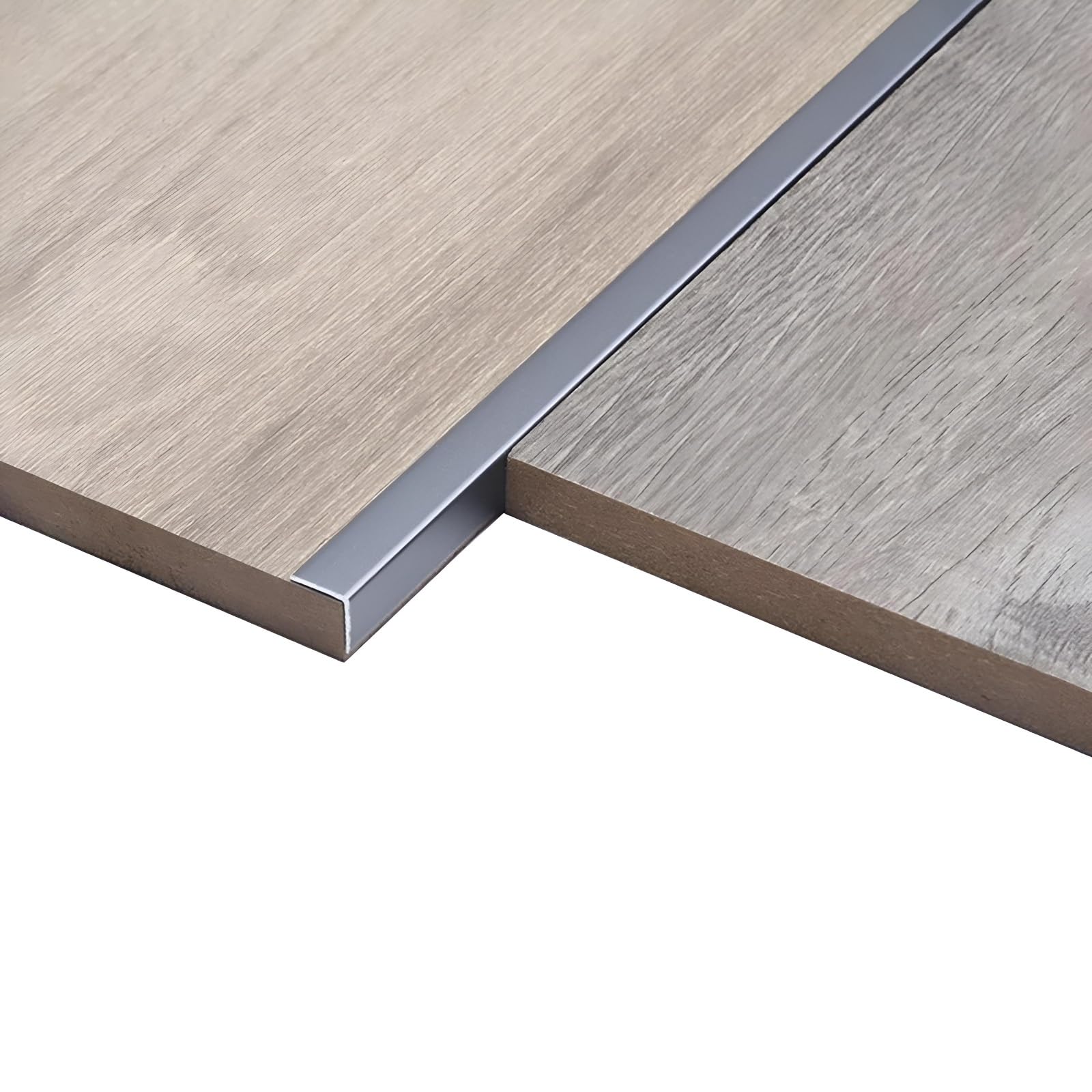 Lot de 3 protections d'angle en aluminium 90 cm pour mur et fourrure, facile à installer, utilisation en intérieur et en extérieur, design Slish 20 x 20 mm