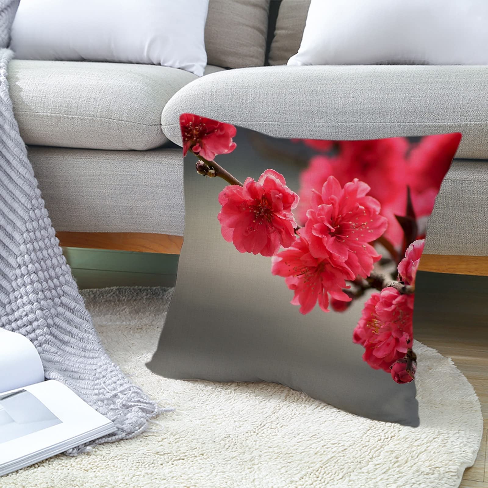 4 federe 50 x 50 cm, per cuscino decorativo per soggiorno, camera da letto
