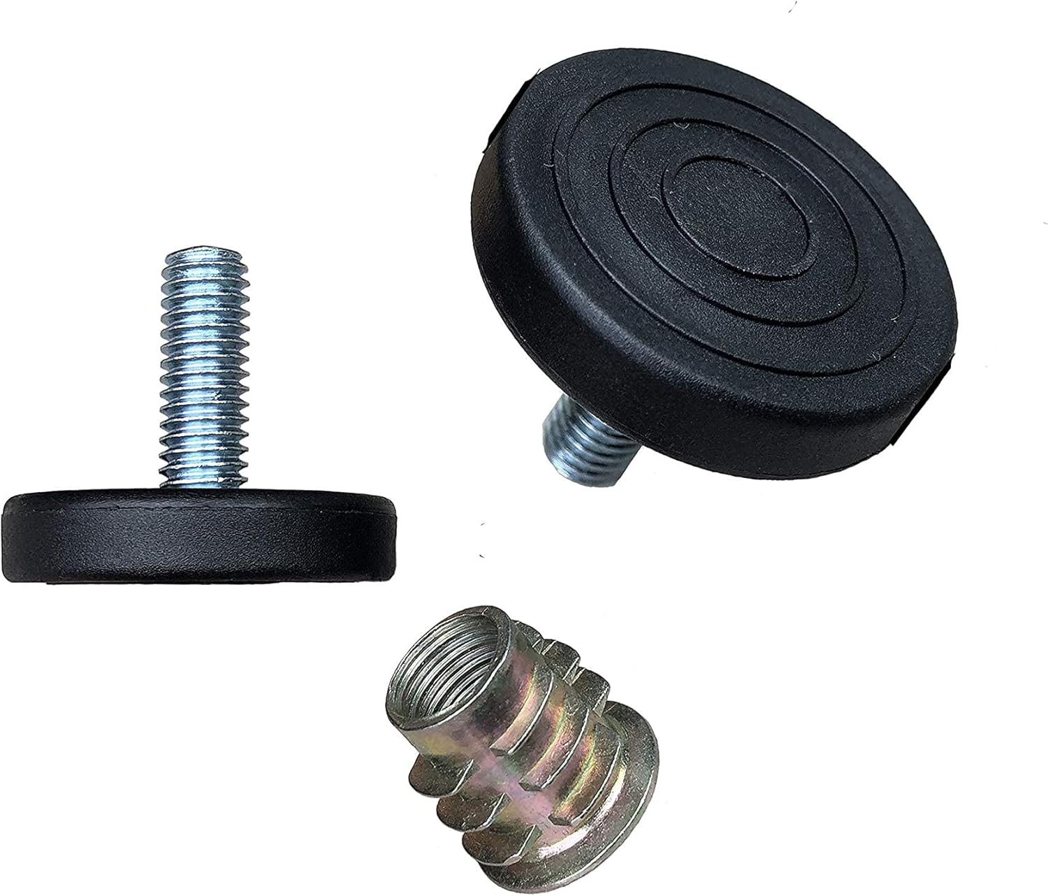 SINGTAN Furniture Levelers with Screwin Nuts8 Pack Furniture Feet