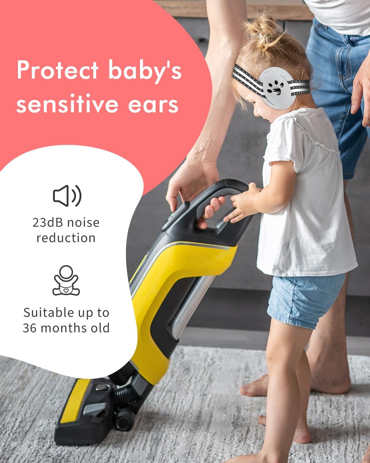 Baby Ear Protection, Noise Cancelling Headphones for Babies, Noise Reduction Earmuffs for Infant and Toddlers up to 36 Months 4