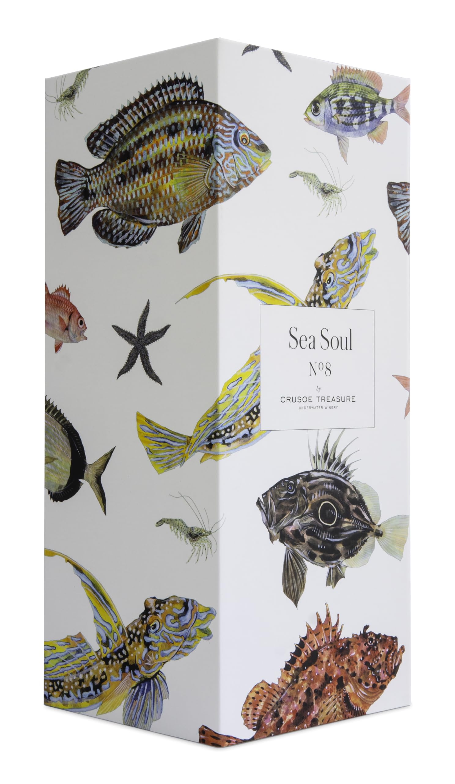 Crusoe Treasure Sea Soul Nº 8 - vino submarino - vino tinto - estuche regalo de 1 botella 750ml - Cata online gratuita incluida