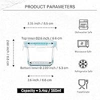 Vista 2 de Mini Glass Food Storage Containers - 12 Pack 5.4 oz Small Glass Jars with Locking Lids - Square Food Containers - Microwave Dishwasher Safe