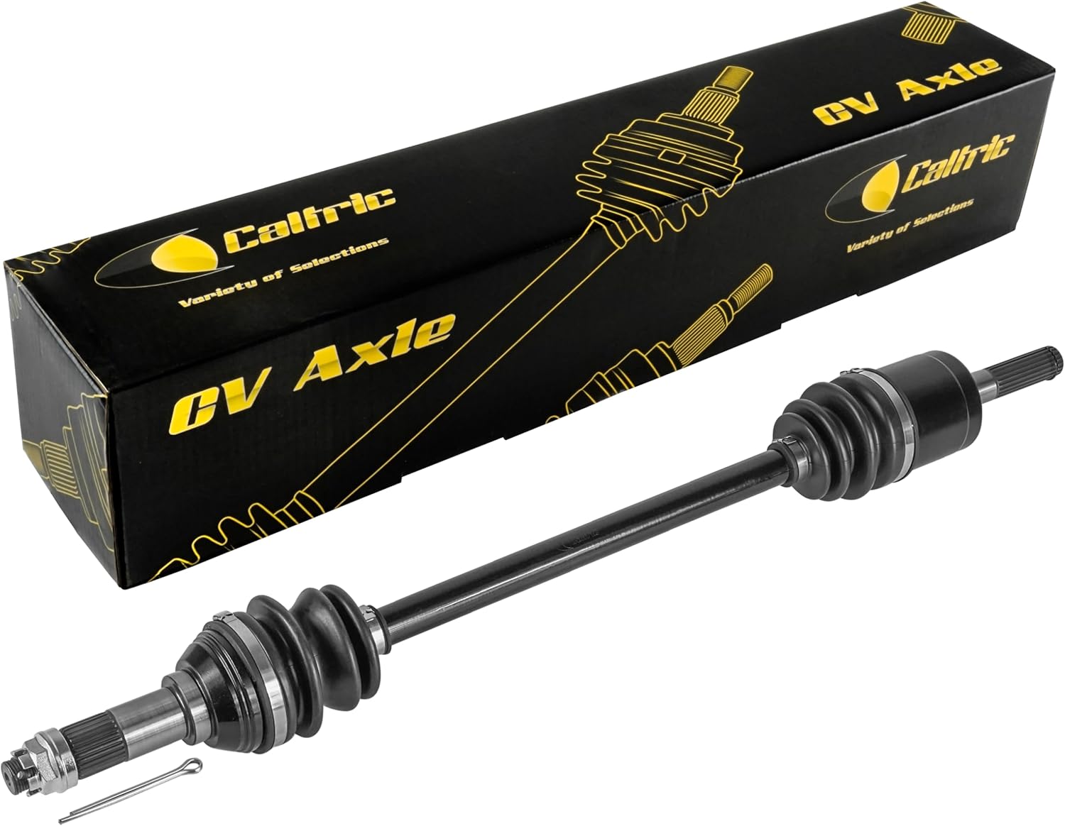 Caltric Front Left CV Axle Compatible with Can-Am Defender Max HD9 4x4 2022-2023 / Defender HD9 4x4 2022-2023 / Traxter HD9 2022-2023 SidexSide