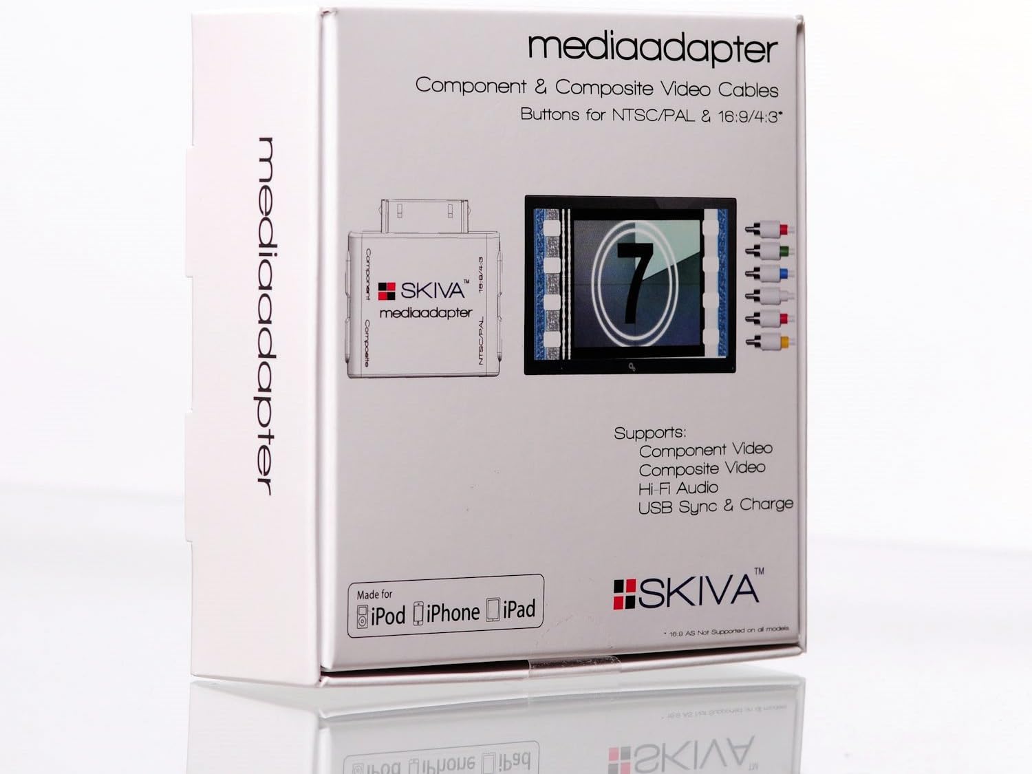 Skiva D102 Media Adapter AV Cable for iPhone/iPad/iPod