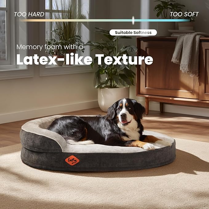 Cama Oval para Perro Mediana 91cm Ortopédica Lavable miniatura 6