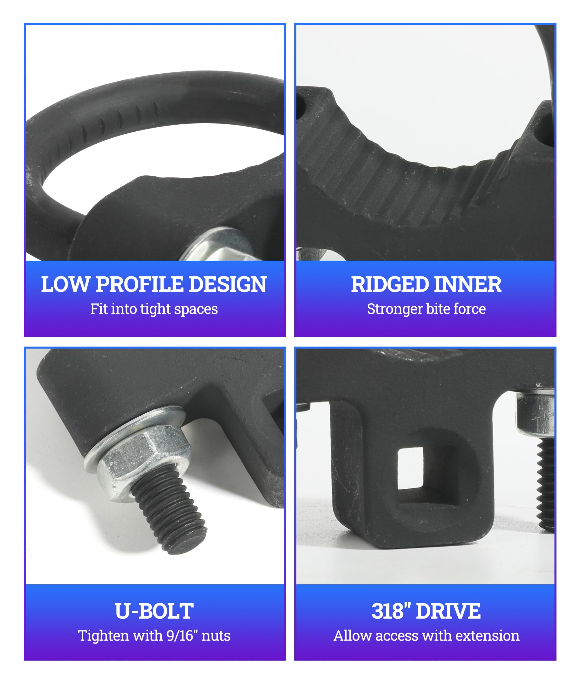 Flaconi Auto Meccanica Interna Tirante Strumento,Utensile Per Rimozione e Montaggio Del Tirante Interno,i3/8" Interno Tirante Rimozione Strumento Set,Adatto per L'uso Su una Varietà di Modelli di Auto