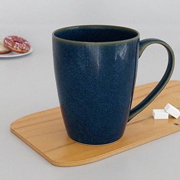 The Earth Store Galaxy Blue Coffee Mug Set of 1 Ceramic Mugs to Gift to Best Friend, Tea Mugs, Microwave Safe Coffee Mugs, Ceramic Tea Cups (340 ml Each)