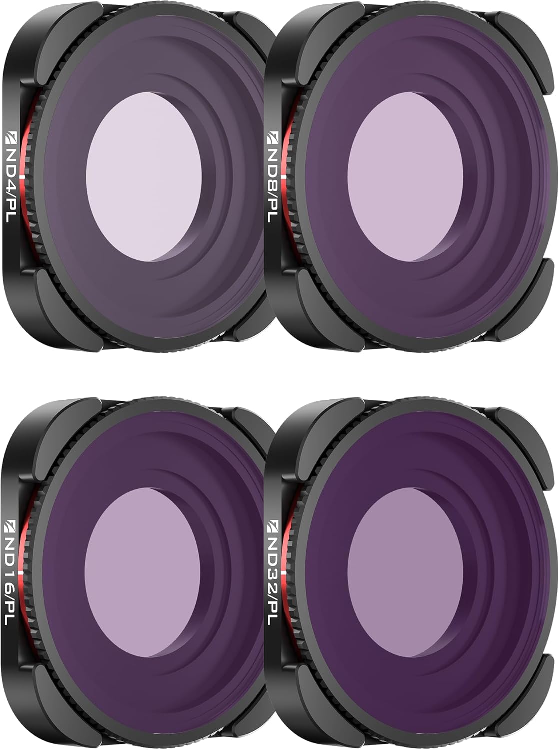Freewell Hybrid ND/PL Filters Compatible with GoPro Hero13/12/11/10/9 Black Bright Day 4Pack ND4/PL, ND8/PL, ND16/PL, ND32/PL Enhanced Glare Reduction & Light Control
