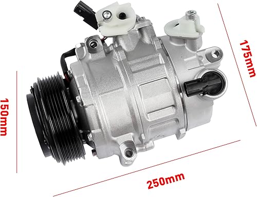 Miniatura 9 de DA8Z19703A Compresor de aire acondicionado de CA con embrague de repuesto para Ford Flex Explorer 3.5L 2013-2018, Ford Taurus 3.5L 2013-2018,