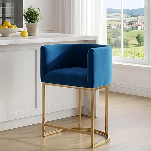 Miniatura 33 de Juego de 4 taburetes de bar contemporáneos de lino color crema, de 32 pulgadas, de tela tapizada, altura de mostrador, taburetes de cocina con base