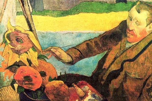 Paul Gauguin Van Gogh Painting Sunflowers Van Gogh Wall Art Impressionist Painting Style Nature Spring Flower Wall Decor Landscape Vase Bouquet
