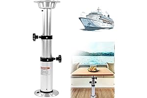 RV Adjustable Pedestal Table Base