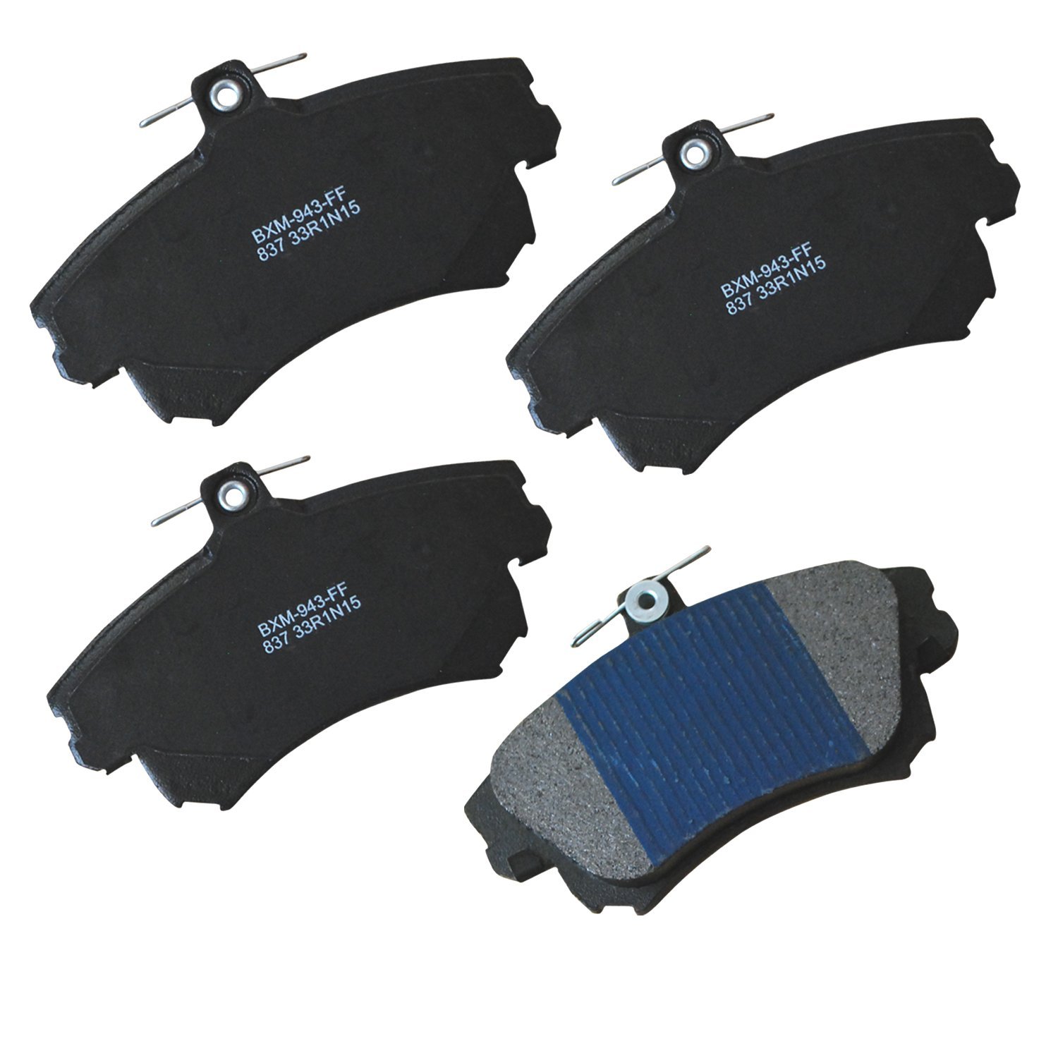 Bendix Premium SBM837 Semi-Metallic Front Brake Pads for Smart Forfour 2007-2005, Volvo S40 2004-1999, V40 2004-1999