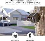 eMACROS 1/2 Mile Range Solar Wireless Driveway Alarm Outdoor Weather Resistant Motion Sensor & Detector-Security Alert System-Monitor & Protect Outside Property