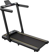 Tapis Roulant Elettrico Pieghevole 16 km/h, Doppio Display LED, 12 Programmi, Cardiofrequenzimetro, APP e Telecomando, Macchina per Camminare e Correre per Esercizi di Fitness da casa al Coperto