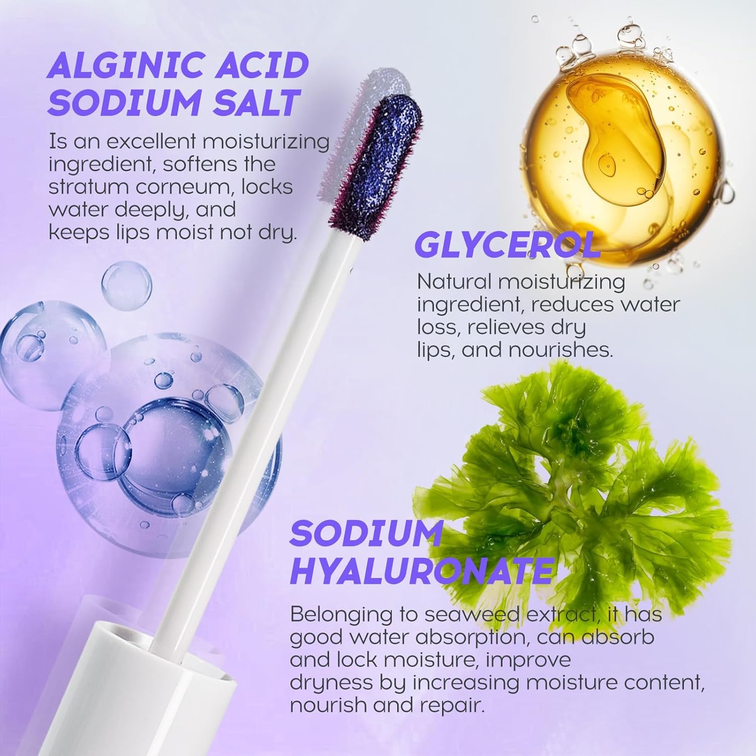 3PCS Lip Stain Peel Off, High Pigment Matte Lip Color,All-Day Vibrant Kiss-Proof Lip Stain, Long Lasting Waterproof Lip Tint for Women - Image 2