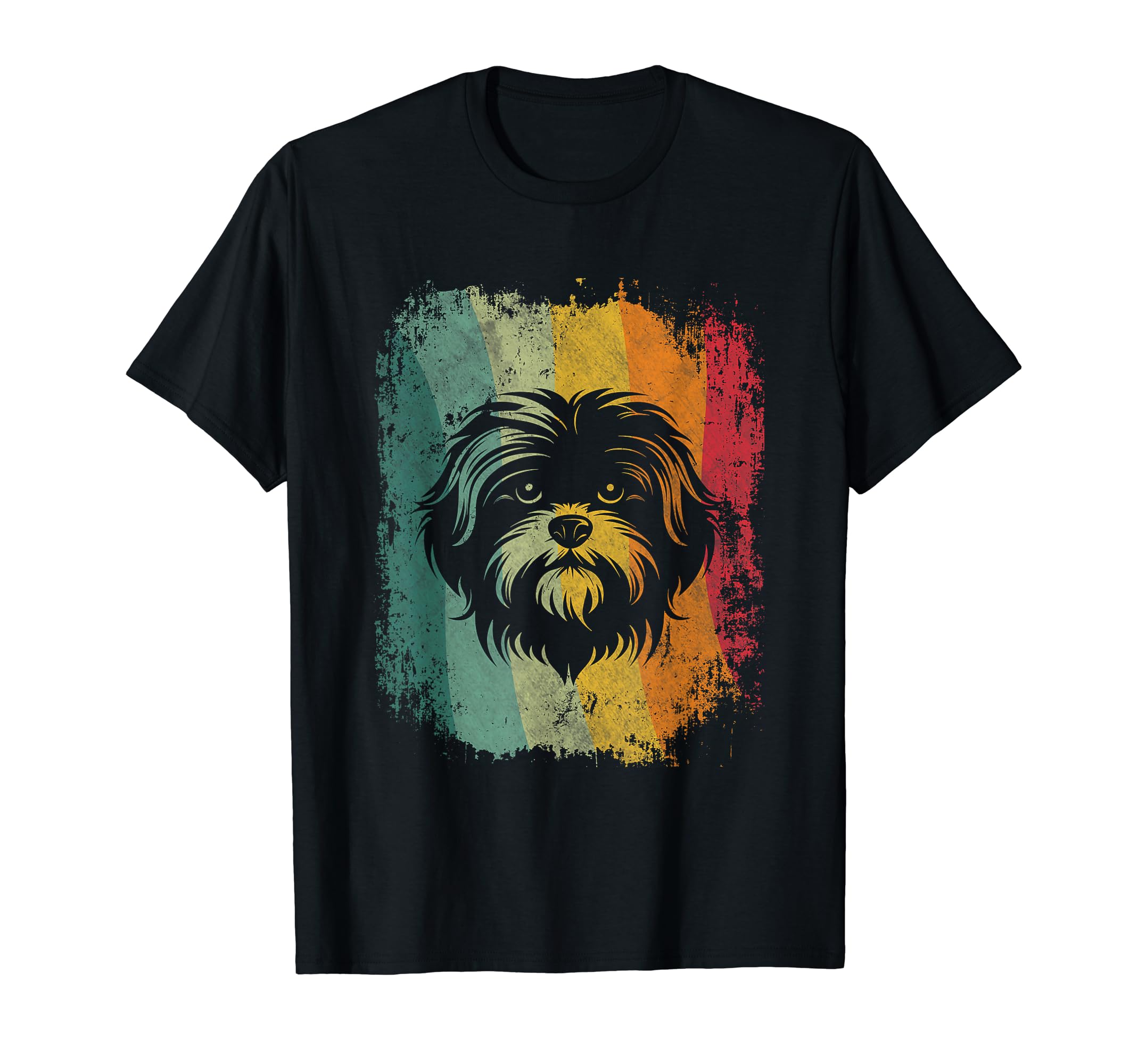 Amazon | レトロなビンテージ犬デザインマルチーズ犬 Tシャツ