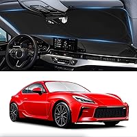 Vista 45 de Parasol, protector plegable para ventana delantera, plegable, visera para parabrisas 240T, cobertura completa para mantener el automóvil fresco