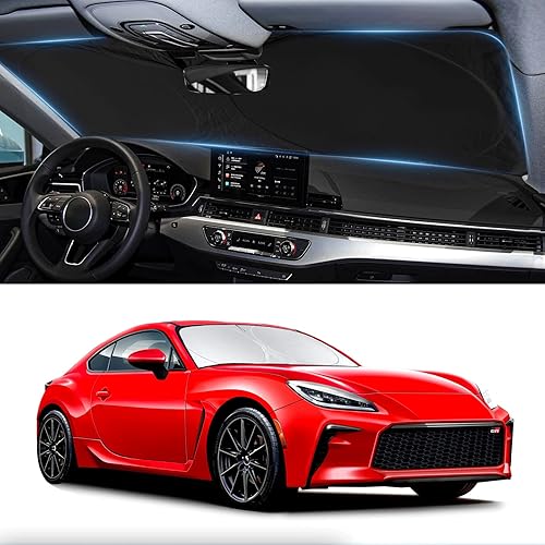 Miniatura 137 de Parasol para parabrisas de ajuste personalizado, cubierta para ventana delantera, visera plegable 210T, protector que bloquea los rayos ultravioleta