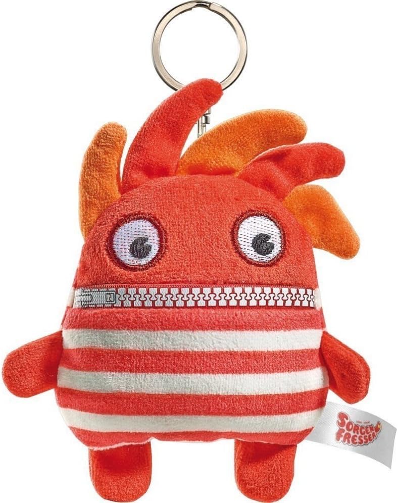 Schmidt Worry Eater Soft Toy 10 cm Keyring - Flamm