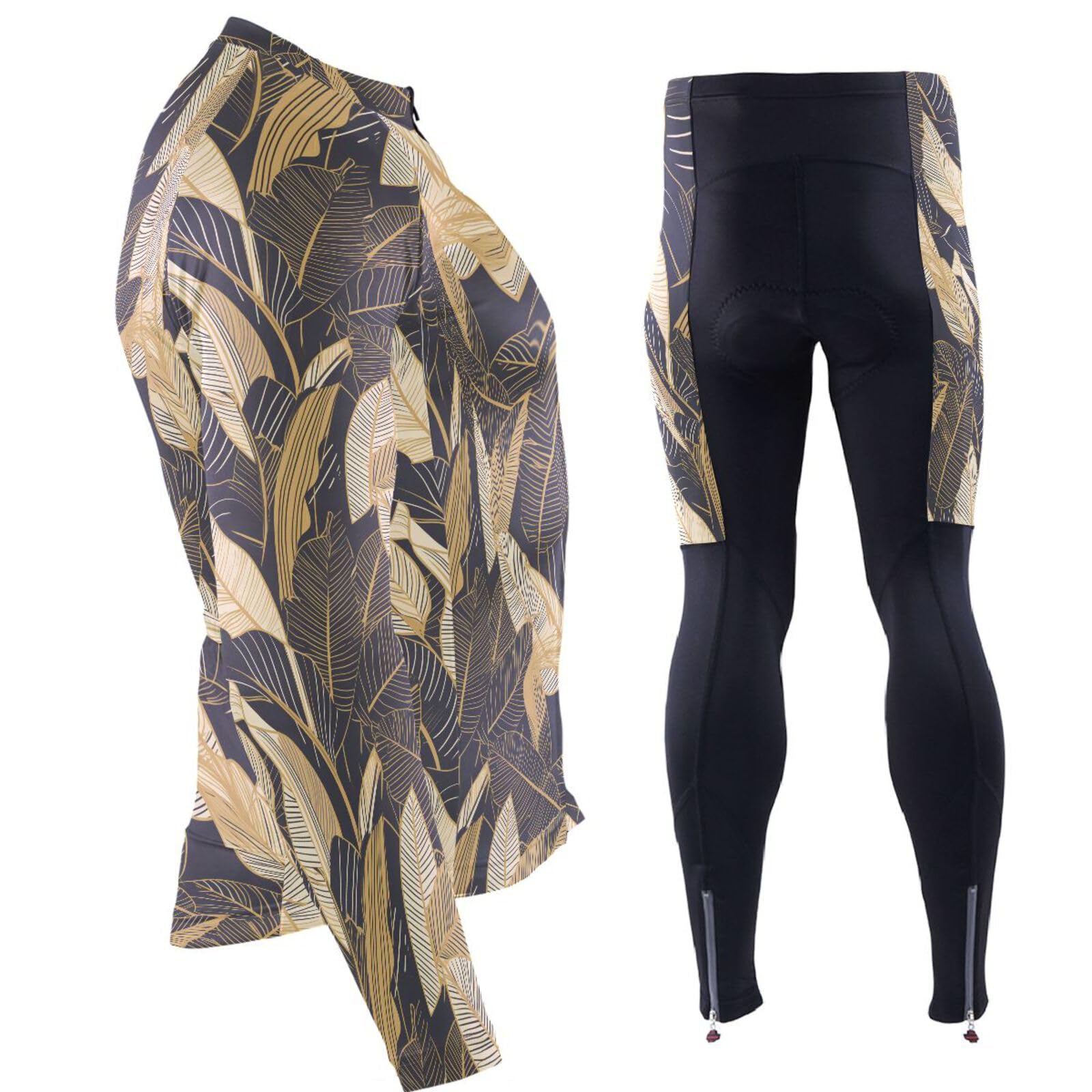 Radtrikot Herren mit Taschen, Windbreaker, langärmelig, 3D-gepolstert