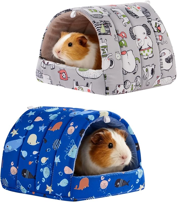 Casa abrigo macia e lavável Rodizoo para pequenos animais GH002 — 23,88 × 23,88 × 17,78 cm