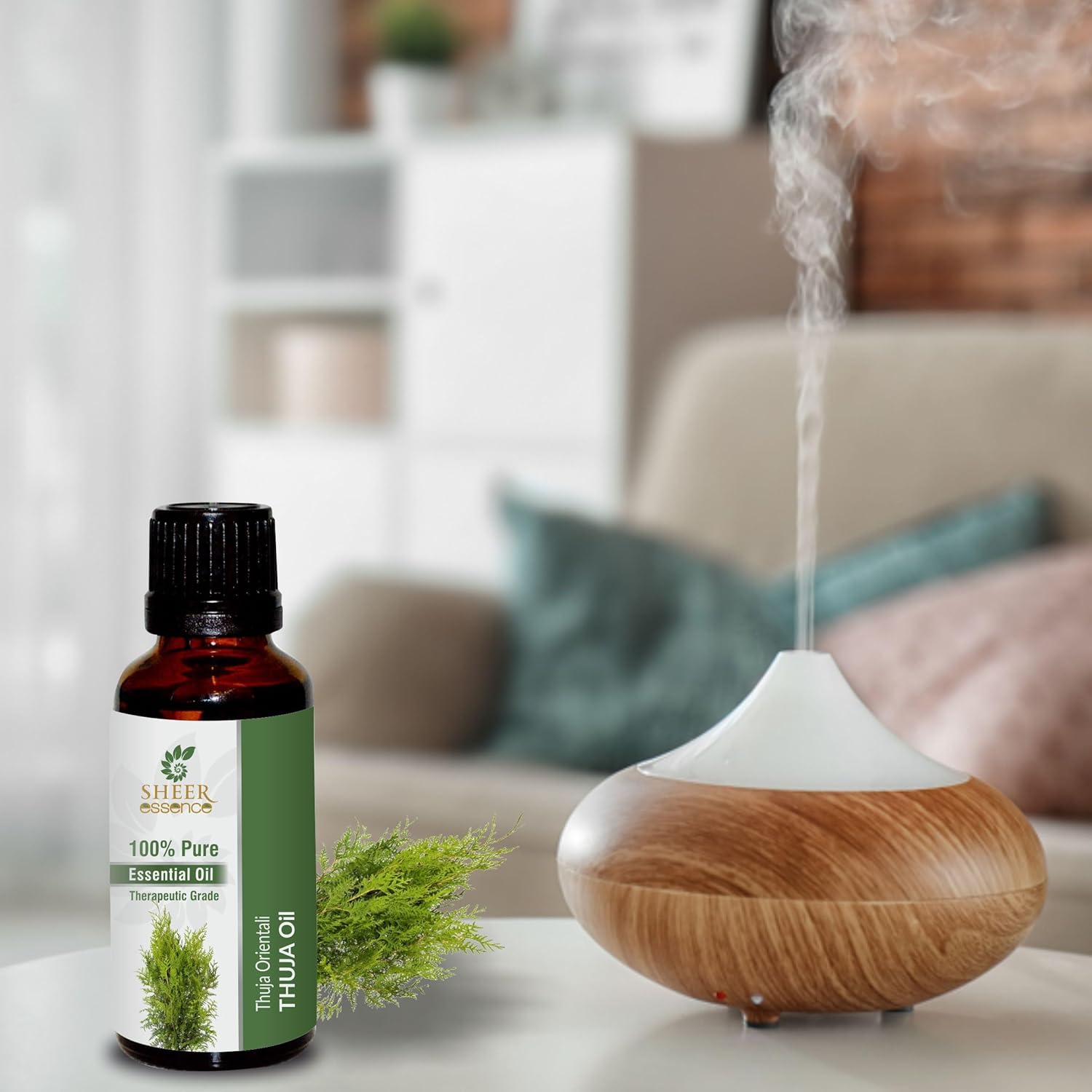 Thuja Oil -(Thuja Orientali)- Essential Oil 100% Pure Natural Undiluted Uncut Therapeutic Grade Oil 1.01 Fl.OZ