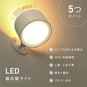 Amazon.co.jp : ランプスポットライト コンセント 360°照明角度