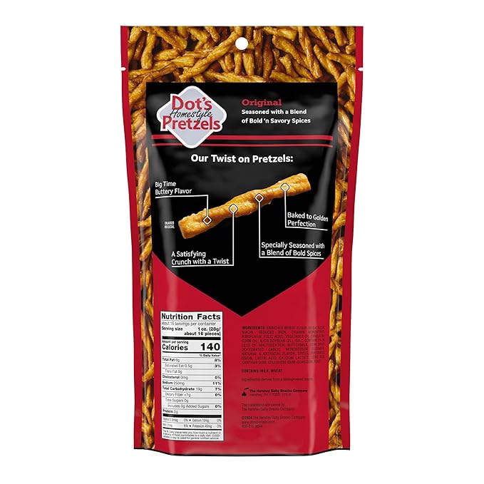 Pretzels Twist Snack Sabor Original Dot's, Bolsa de 16 oz miniatura 2