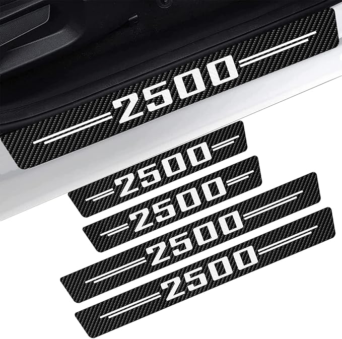 4Pcs Car Door Sill Protector for 2500, Car Door Sill Guards