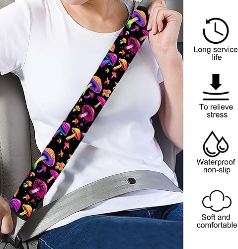 Miniatura 2 de Funda para cinturón de seguridad para adultos, 1 funda para cinturón de seguridad extra larga, fundas para cinturón de seguridad, cojín suave para