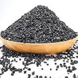 TOYPOPOR 6lb Succulents and Cactus Black Sand, Décor & Additive Tiny Stones, DIY Rocks Gravel, Decorative Pebbles for Bonsai, Fairy Gardening, Terrarium, Vases Fillers, Top Dressing